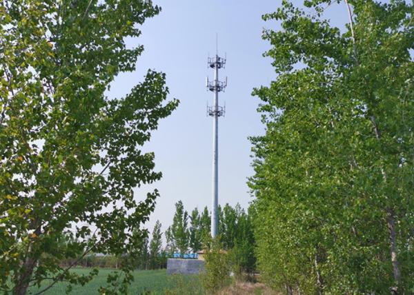 Buy cheap Monopole Communication Tower , ASTM A 572 grade 50 outside antenna tower from wholesalers