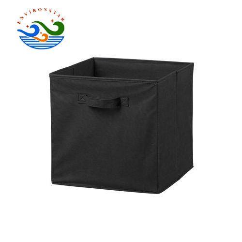 Quality Black 33H Foldable Cardboard Nonwoven Storage Box for sale