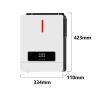 Buy cheap Solar Panel 6200 Watt With Battery And Inverter 5Kva Solar Hybrid Inverter Price Pakistan Solar Inverter 3.6Kw Hybrid Mppt from wholesalers