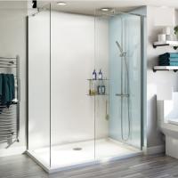 Buy cheap Walk In Fixed Glass Shower Screen 6mm 8mm Tempered Customized Size product