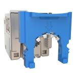 Toolless UTP CAT5E Keystone Jack RJ45 Socket 50u Inch Gold Plated