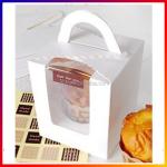 Custom Gift Mini Cake Paper Handle Box for Wedding Celebrations Other Gift Craft