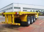 Q235 Flatbed Container Truck BPW 20 Ton Flatbed Trailer Suspension
