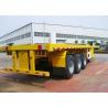 Buy cheap 37 Ton Flatbed Tractor Trailer 20Ft Container Semi Transport from wholesalers