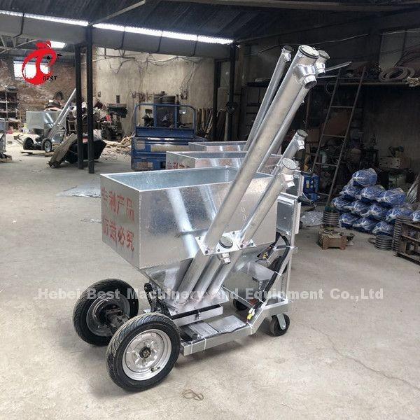 Automatic Chicken Feeding Cart Designed For Chicken Battery Cage Poultry Farm