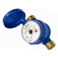 Buy cheap Width 82 Brass Cold Hot Water Meter Single Jet ISO 4064 Dry Dial product