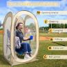 Buy cheap 35*35*60 Inch Beige Waterproof UV Protected Pop Up Sports Tents With Easy Setup Includes Carrying Bag Stakes Ropes from wholesalers