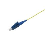 ISO9001 LC / UPC Fiber Optic Pigtail Wire With LSZH / PVC Yellow Color