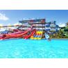 Buy cheap Fiberglass Big Water Slides Water Park Equipment Corrosion Resistance from wholesalers