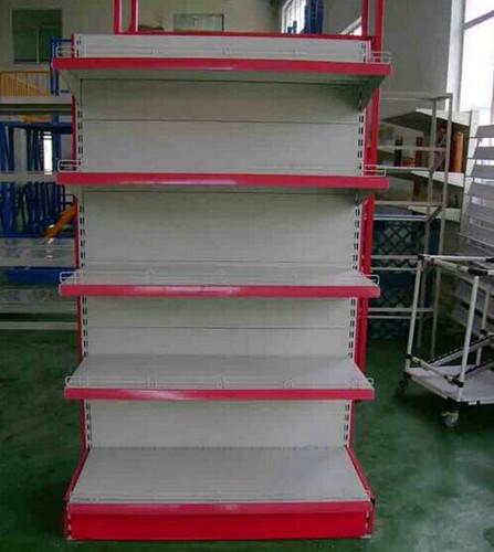 Buy cheap Steel Backplane Style Single / Double Sided Store Supermarket Shelf Wall Rack from wholesalers