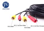 6M RCA Video Cable For Car Rear View Backup Camera Bus Truck Caravan 12V-24V
