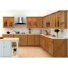 Buy cheap Marble stone Countertop Solid Wood Kitchen Furniture , White Closeout Kitchen Cabinets from wholesalers