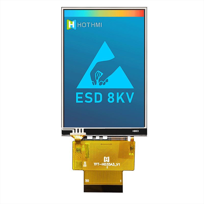 Vertical 3.5 Inch TFT LCD Module , Multifunctional TFT Capacitive Screen