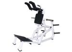 White Adjustable Commercial Grade Gym Equipment Super Squat Machine