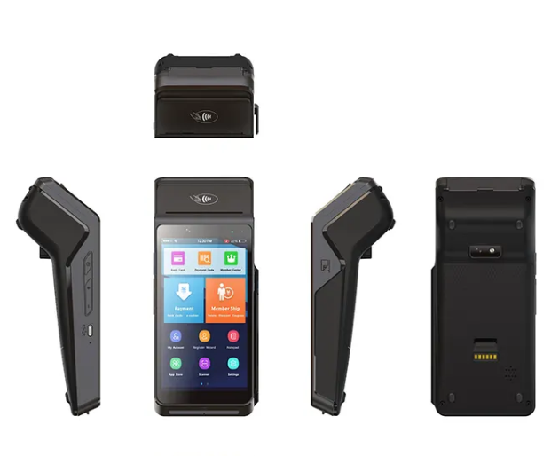 Commercial Retail Mobile POS Terminal with 5.5 inch HD Display and Multi-Touch Display