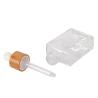 Buy cheap 30ml 50ml 100ml Square Clear Glass Dropper Bottle Eco Friendly Bamboo Essential Oil Bottle from wholesalers