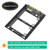 Buy cheap Wireless Dual Msata SSD To 2.5" SATA III Wifi Card OEM product
