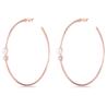 Buy cheap 925 Sterling Silver Hoop Earrings 4mm-4.5mm Freshwater Pearl Earrings from wholesalers