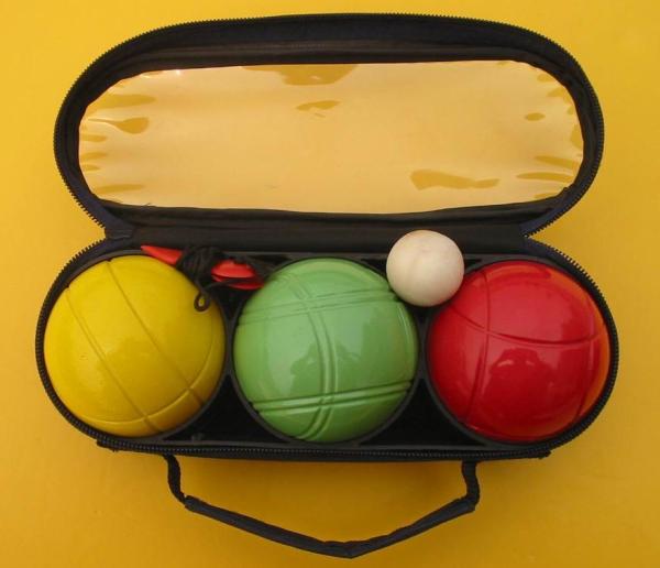 Buy cheap wholesale factory boule set in nylon bags, color petanque set from wholesalers