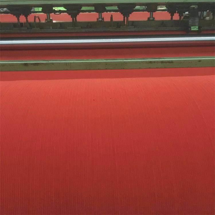 Exhibition Event PVC Carpet Flooring Ribbed Needle Punched Design