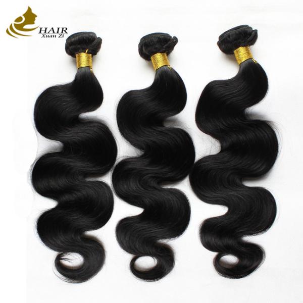 Buy cheap Curly Brazilian Virgin Human Hair Bundles 95g Natural Black from wholesalers