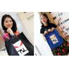 Buy cheap Canvas shoulder bag leisure female bag bucket casual Korean version of the hand-held fashion trend letter from wholesalers