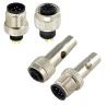 Buy cheap Automotive M12 Female Connector , Silver Color M12 Waterproof Connector from wholesalers