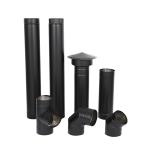 Household Single Wall Chimney , Single Wall Flue Pipe Flame Resistance Reliable