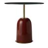Buy cheap Fiberglass Painted Base Hotel Coffee Table Round Metal Corner Couch Side Table from wholesalers