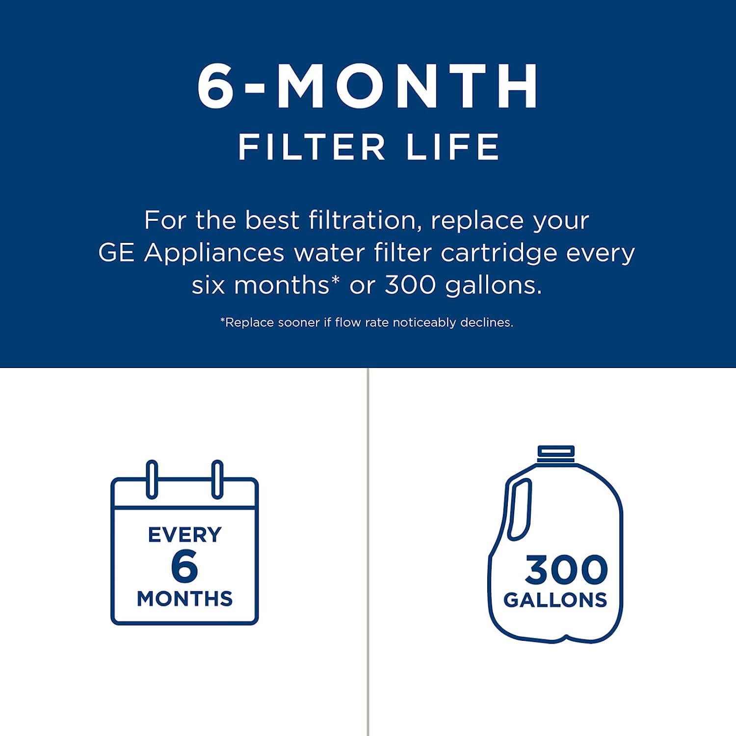 RPWFE Refrigerator Water Filters Replacement Certified To Reduce Lead Sulfur