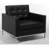 Buy cheap America style mid century home single sofa with stainless steel foot from wholesalers