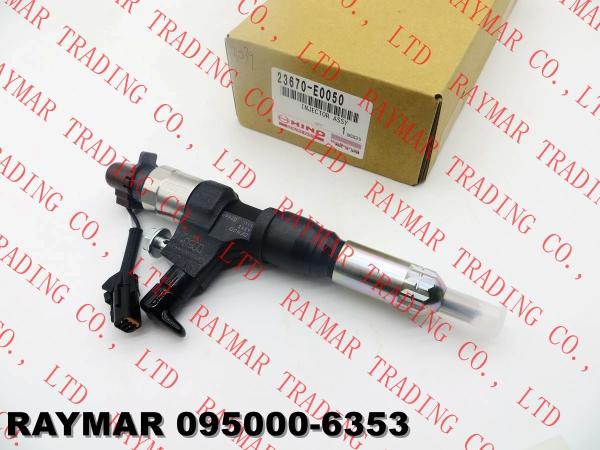 Buy cheap DENSO Genuine common rail fuel injector 095000-6353 for HINO J05E 23670-E0050, 23910-1440, KOBELCO VH23670E0050 from wholesalers