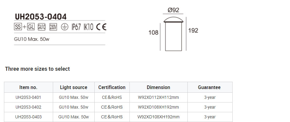 IP67 50W LED Underground Lights For Garden