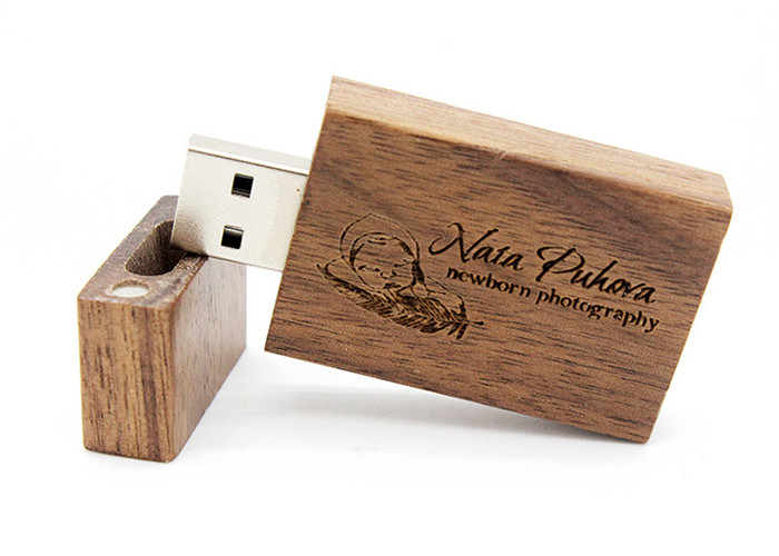 2.0 Bamboo Usb Flash Drive 8g High Storage Capacity Convenient Carry