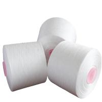 Buy cheap 20/2 Raw White 100% Polyester Spun Yarn With Dyeing Tube product