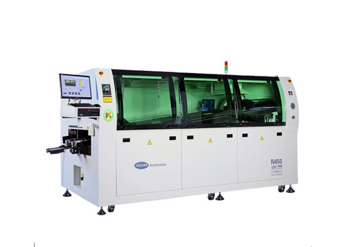 Fully Automatic Wave Soldering Machine , Hot Air Style Small Dip Soldering Machine