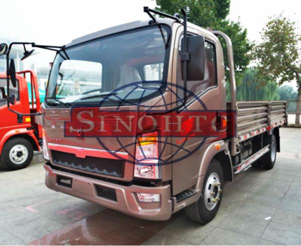 Buy cheap 4x2 Howo Light Truck , 5 - 7 Tons Light Duty Trucks 120 / 130hp Engine Power from wholesalers