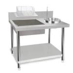 AM-WPT80 Stainless Steel Chicken/KFC or Meat/Bread Wrapping Table for Kitchen