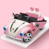 Buy cheap Beetle Children's Electric Ride on Car 4 Wheels Princess Pink Carton Size 101*54.5*33CM from wholesalers