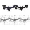 Buy cheap Slipper Spring Tandem Axle Suspension 26T 8mm German BPW ISO9001 from wholesalers