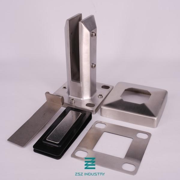 Buy cheap Satin / Mirror Finish Frameless Glass Spigots Stainless Steel 304/316/2205 Material from wholesalers