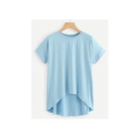 Buy cheap Loose Blank Women's T - Shirts Short Sleeve Cotton Fabric / Casual Women's Tee product