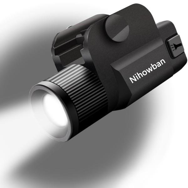Buy cheap IPX4 Pistol Laser Flashlight 800 Lumens Rechargeable Tactical Laser Flashlight from wholesalers