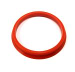 Audi Components Wheel Spacer Hub Centric Ring , Car Wheel Ring Red Color