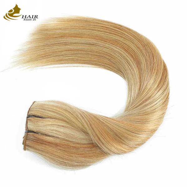 Buy cheap Virgin Human Hair Clip In Extensions Ponytail Straight Piano Color from wholesalers
