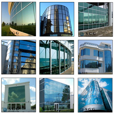 Top quality 5mm dark grey glass reflective