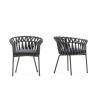 Buy cheap Villa Terrace Furniture Set Rattan Dining Table And Aluminium Chairs Fashion Style from wholesalers