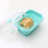 Buy cheap Food Grade Silicone Collapsible Lunch Box Foldable Sustainable With Lid from wholesalers