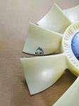 Rubber Excavator Engine Parts Cooling Fan Blade HYUNDAI R130