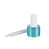 Buy cheap Plastic Cosmetic Pipette 20/410 Mirror Like Blue Aluminum Capped Plastic Dropper from wholesalers